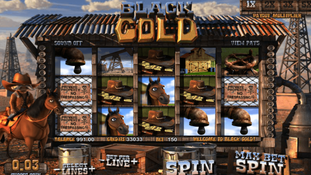 Игровой интерфейс Black Gold 9