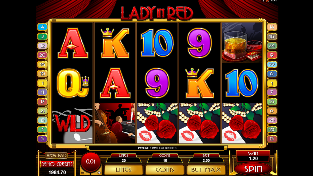 Бонусная игра Lady In Red 4