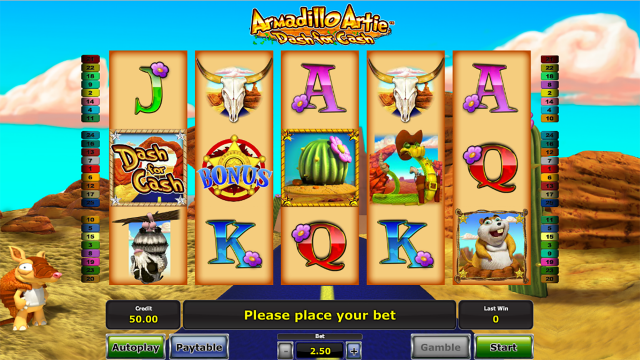 Бонусная игра Armadillo Artie 1