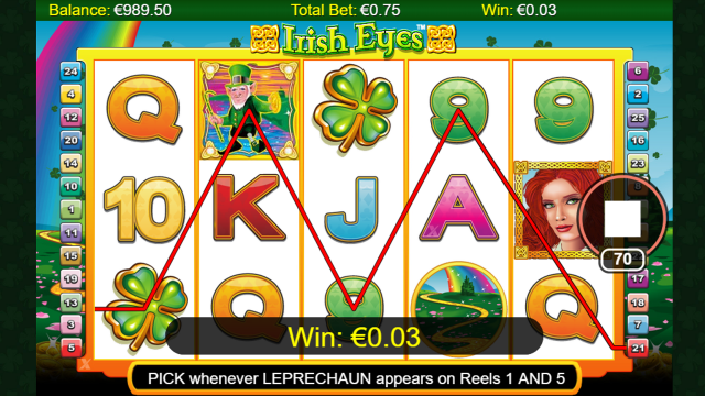 Бонусная игра Irish Eyes 9