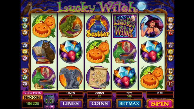 Характеристики слота Lucky Witch 5