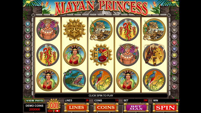 Бонусная игра Mayan Princess 4